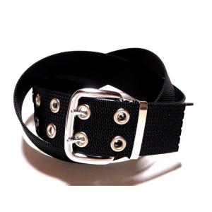 50ミリ コットン 綿 2Pベルト ブラック(黒) フルサイズ対応(80cm〜180cm迄サイズ別価...