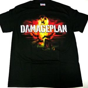【メール便対応可】DAMAGE PLAN ダメージプラン  FIREBALL オフィシャル バンドTシャツ｜animal-rock