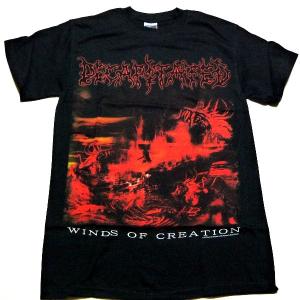 DECAPITATED ディキャピテイテッド WINDS OF CREATION オフィシャル バンドTシャツ / 2枚までメール便対応可｜animal-rock