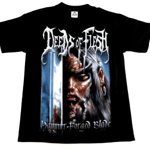 DEEDS OF FLESH ディーズ・オブ・フレッシュ VIKING オフィシャル バンドTシャツ / 2枚までメール便対応可｜animal-rock