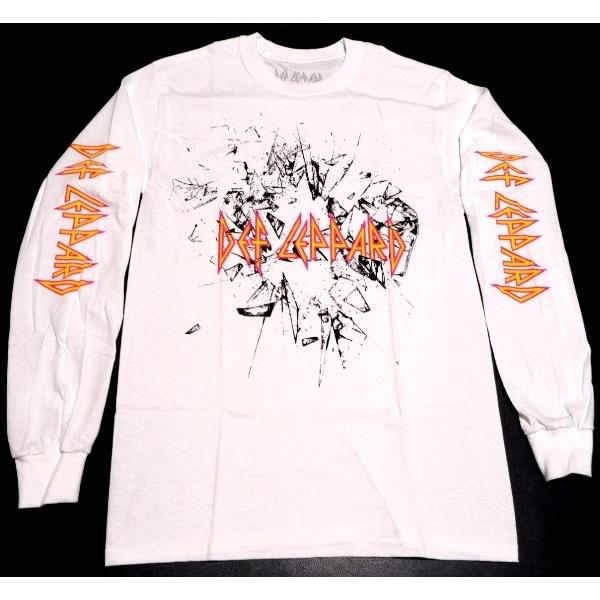 DEF LEPPARD デフレパード SHATTER LOGO MENS LS オフィシャル バンド...