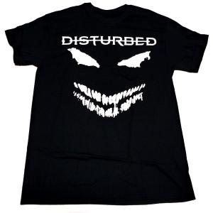 DISTURBED ディスターブド SCARY FACE オフィシャル バンドTシャツ / 2枚までメール便対応可｜animal-rock