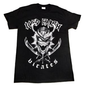 【メール便対応可】ICED EARTH アイスドアース VIRATES METAL WHISKEY オフィシャル バンドTシャツ【正規ライセンス品】｜animal-rock