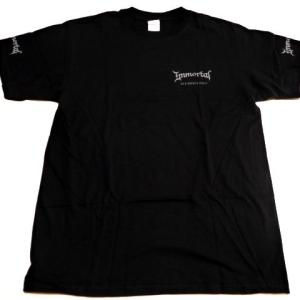 【メール便対応可】IMMORTAL イモータル LOGO POCKET  オフィシャル バンドＴシャツ｜animal-rock