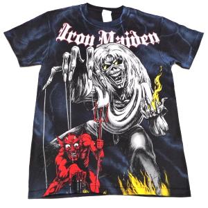 【メール便対応可】IRON MAIDEN アイアンメイデン BEAST SKETCHED All Over オフィシャル バンドTシャツ｜animal-rock