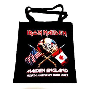 IRON MAIDEN アイアンメイデン NORTH AMERICAN TOUR 2012 Tote Bag オフィシャル トートバッグ / 2枚までメール便対応可｜animal-rock