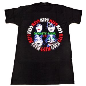 KISS キッス DYNASTY TOUR オフィシャル バンドTシャツ / 2枚までメール便対応可｜animal-rock