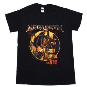 MEGADETH メガデス SICK DYING CIRCLE オフィシャル バンドTシャツ｜animal-rock