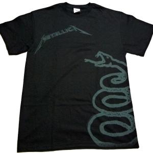 【メール便対応可】METALLICA メタリカ BlACK Snake オフィシャル バンドTシャツ【正規ライセンス品】｜animal-rock