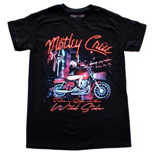 MOTLEY CRUE モトリークルー WILD SIDE オフィシャル バンドTシャツ｜animal-rock