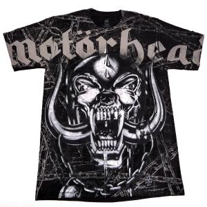 MOTORHEAD モーターヘッド DOGSKULL AND CHAINS All Over Print オフィシャル バンドＴシャツ / 2枚までメール便対応可｜animal-rock