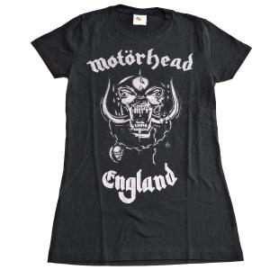 MOTORHEAD モーターヘッド  ENGLAND GIRLS-LADIES レディース バンドTシャツ / 2枚までメール便発送可｜animal-rock