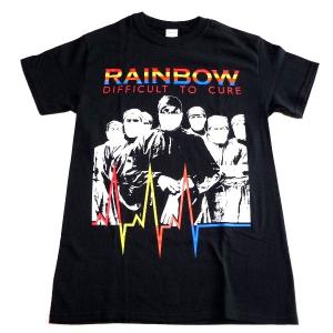 RAINBOW レインボー DIFFICULT TO CURE オフィシャル バンドTシャツ / 2枚までメール便対応可｜animal-rock