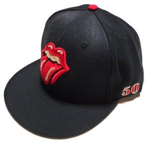 ROLLING STONES ローリングストーンズ 50TH LOGO Cap オフィシャルバンドキャップ！正規ライセンス品｜animal-rock