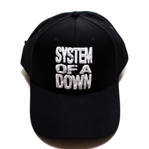 SYSTEM OF A DOWN システムオブアダウン STACKED LOGO Cap オフィシャル バンドキャップ｜animal-rock