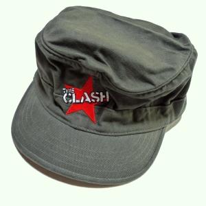 THE CLASHクラッシュ STAR Cadet Cap ODオフィシャルバンドキャップ【正規ライセンス品】｜animal-rock