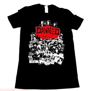 【メール便対応可】THE DAMNED ダムド　LYCEUM 81 FITTED JERSEY TEE オフィシャル バンドTシャツ【正規ライセンス品】｜animal-rock