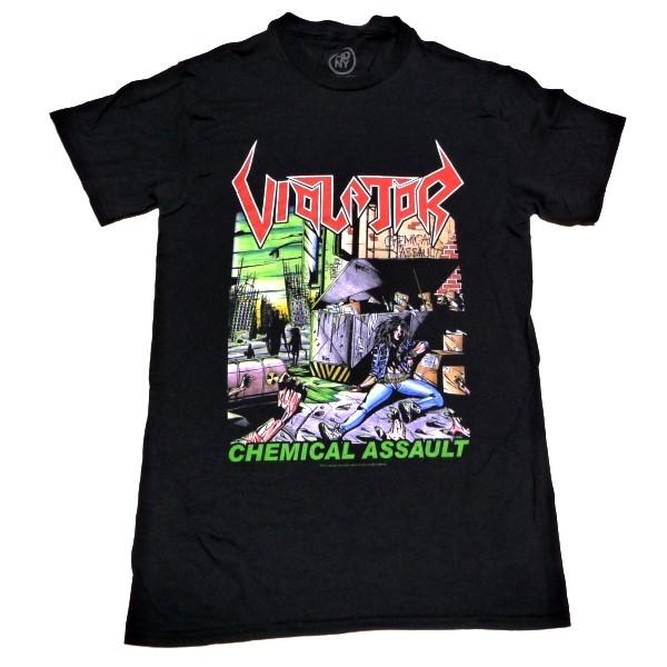 VIOLATOR ヴァイオレーター CHEMICAL ASSAULT オフィシャル バンドTシャツ ...