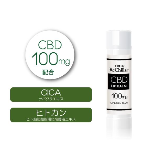 CBD リップバーム カンナビジオール CICA シカ ヒトカン ヒト幹細胞 リップケア エイジング...