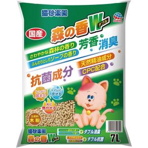 アース・ペット 猫砂楽園 森の香ダブル ７Ｌ