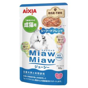 ミャウミャウパウチ ジューシー シーフードブレンド ６０ｇ