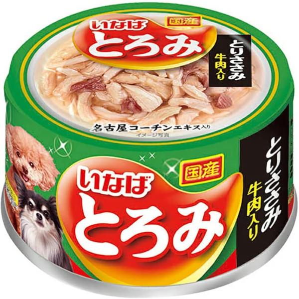 いなば とろみ缶 とりささみ 牛肉入り ８０ｇ