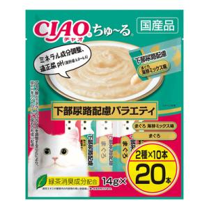 CIAO ちゅ〜る 下部尿路・腎臓の健康維持に配慮バラエティ ( 14g*80本