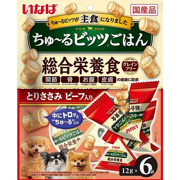 いなば ちゅ〜るビッツごはん ビーフ １２ｇ×６袋
