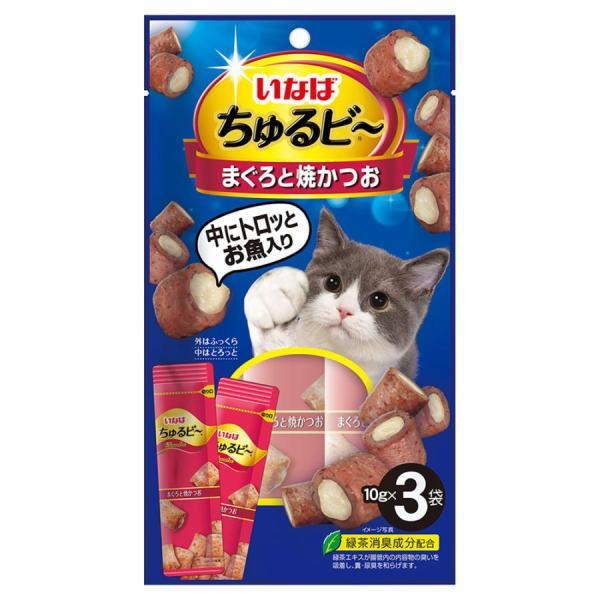 いなば ちゅるビ〜 まぐろと焼かつお １０ｇ×３袋