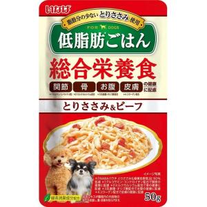 いなば 低脂肪ごはんパウチ とりささみ＆ビーフ ５０ｇ