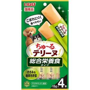 いなば ちゅ〜るテリーヌ 総合栄養食タイプ ささみ＆緑黄色野菜 15ｇ×4本
