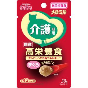 ペットライン メルミルパウチ 介護期用 まぐろ ３０ｇ