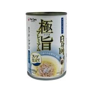 極旨プレミアム缶 スープタイプ カツオ・マグロ しらす 400g