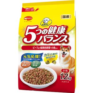 ビタワン ５つの健康バランス ビーフ味・野菜入り 小粒 １．２ｋｇ