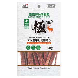 ゼンスイ 極 エゾ鹿干し肉細切り 60g 犬 おやつ : チャーム charm
