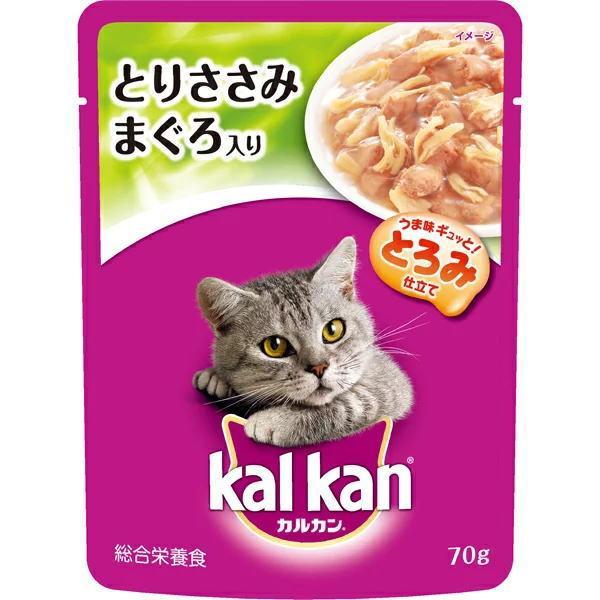 カルカンパウチ １歳から とろみ仕立て とりささみ まぐろ入り ７０ｇ