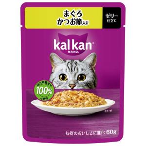 カルカンパウチ まぐろ かつお節入り ６０ｇ