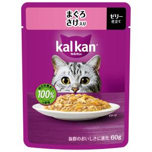 カルカンパウチ まぐろ さけ入り ６０ｇ