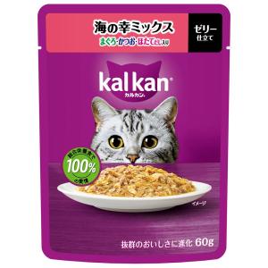 カルカンパウチ 海の幸ミックス まぐろ・かつお・ほたてだし入り ６０ｇ