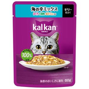カルカンパウチ 海の幸ミックス まぐろ・白身魚・ほたてだし入り ６０ｇ