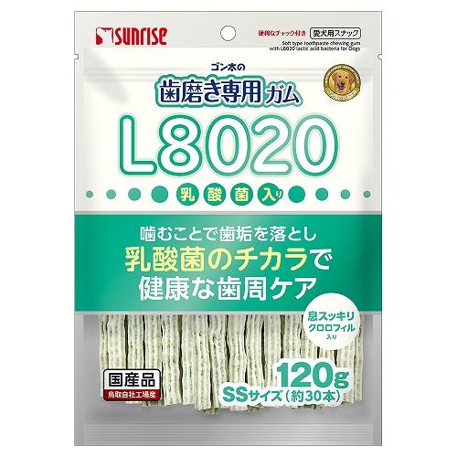 ゴン太の歯磨き専用ガムSSサイズ L8020乳酸菌入り クロロフィル入り １２０ｇ
