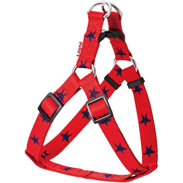 ペティオ メリカジ スターハーネス Ｍ レッド