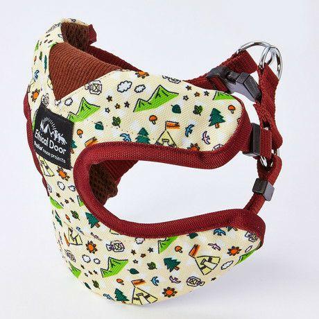 ペティオ エシカルドア キャンプベストハーネス Ｍ クリーム