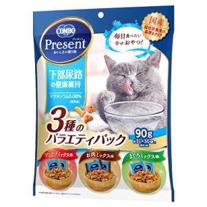コンボプレゼントキャット 下部尿路の健康維持 3種のバラエティパック ９０ｇ