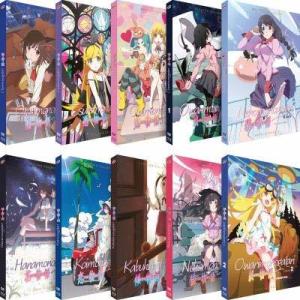 物語シリーズ  DVD+Blu-Ray 全巻セット OVA  猫物語,  黒, 白, 傾物語, 囮物...