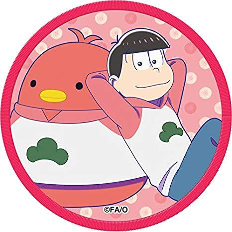 (メール便送料無料)おそ松さん クロスバッジ  ちゅんコレと一緒Ver.・おそ松