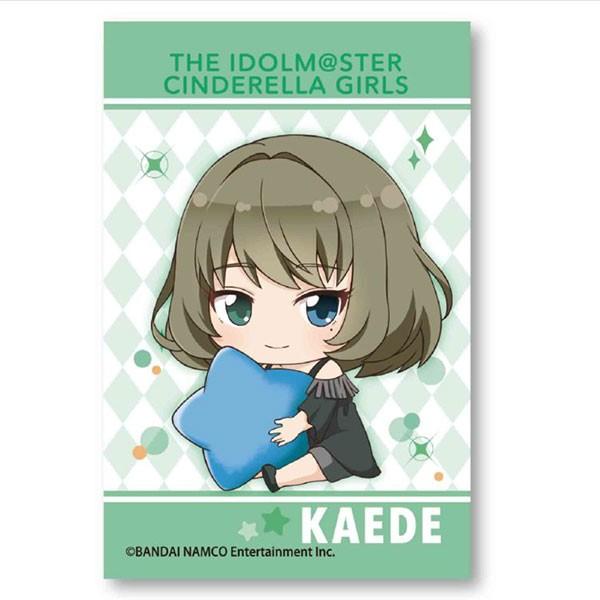 (メール便送料無料)ぎゅぎゅっとBIGスクエア缶バッチ アイドルマスター シンデレラガールズ 高垣楓