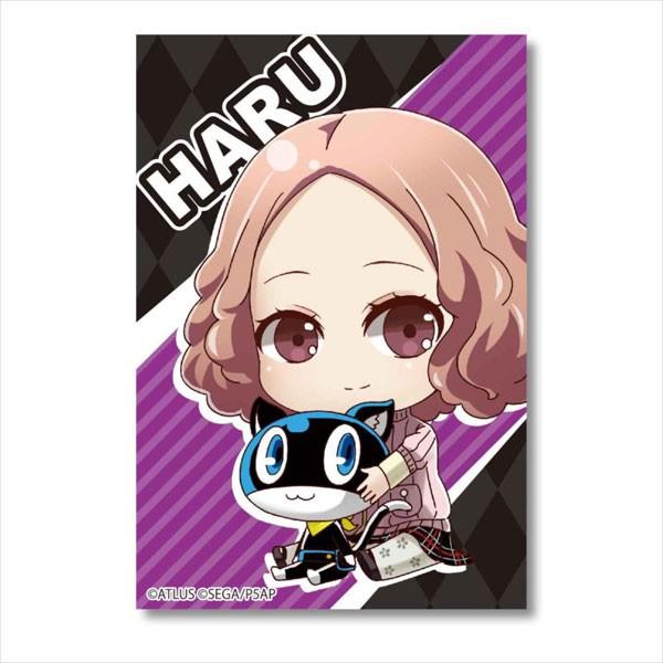 (メール便送料無料)ペルソナ アニメ5 ぎゅぎゅっとBIGスクエア缶バッチ奥村春