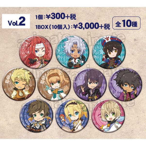 テイルズ オブ フェスティバル 2018 推しメンネームバッジ　缶バッジ コレクション Vol.2　...