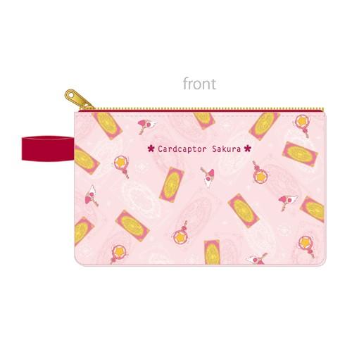 カードキャプターさくら 持ち手付きフラットポーチ・チラシ